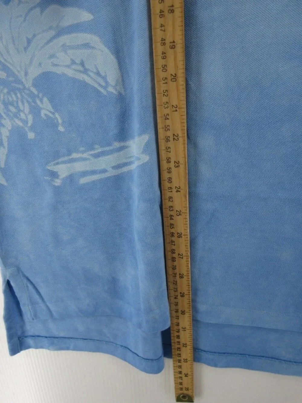 Polo Ralph Lauren Shirt 2XB Big Pullover Palm Tree Washed Beach AOP